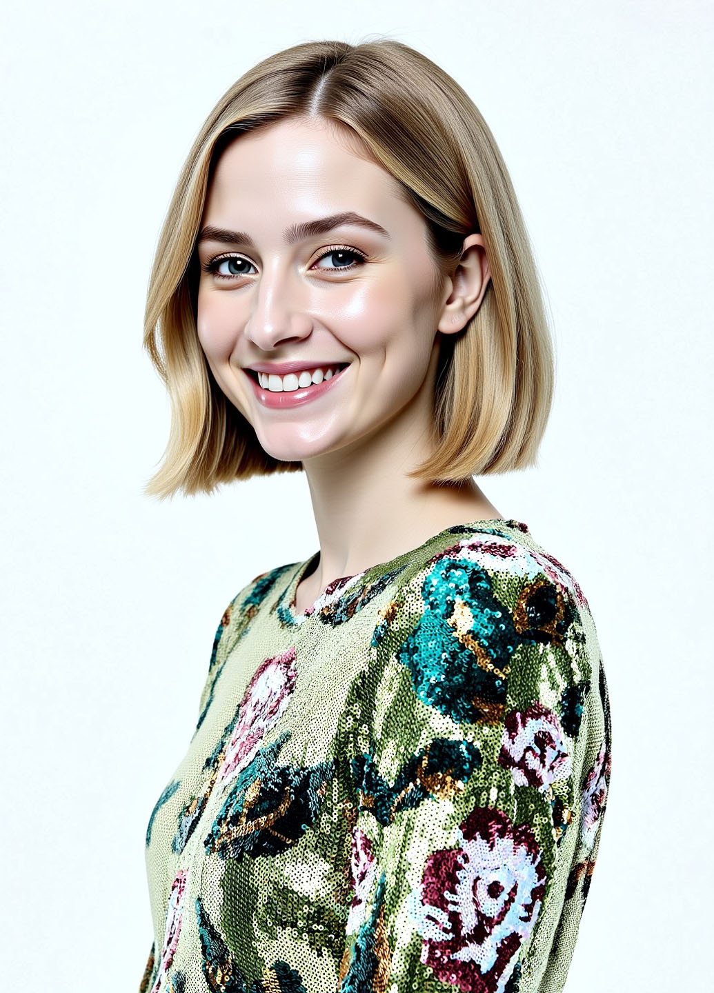 Комбинированное кэжуал платье Reserved с цветочным принтом