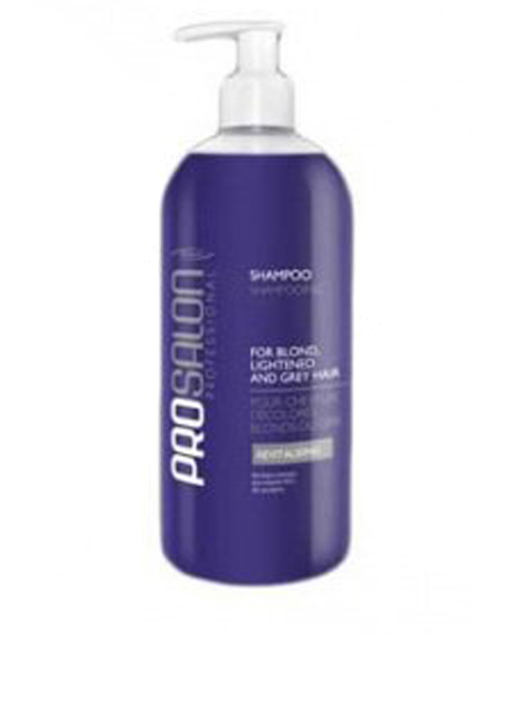 Відновлює шампунь для світлих і сивого волосся Professional Shampoo Revitalising 500 мл Prosalon (83220041)