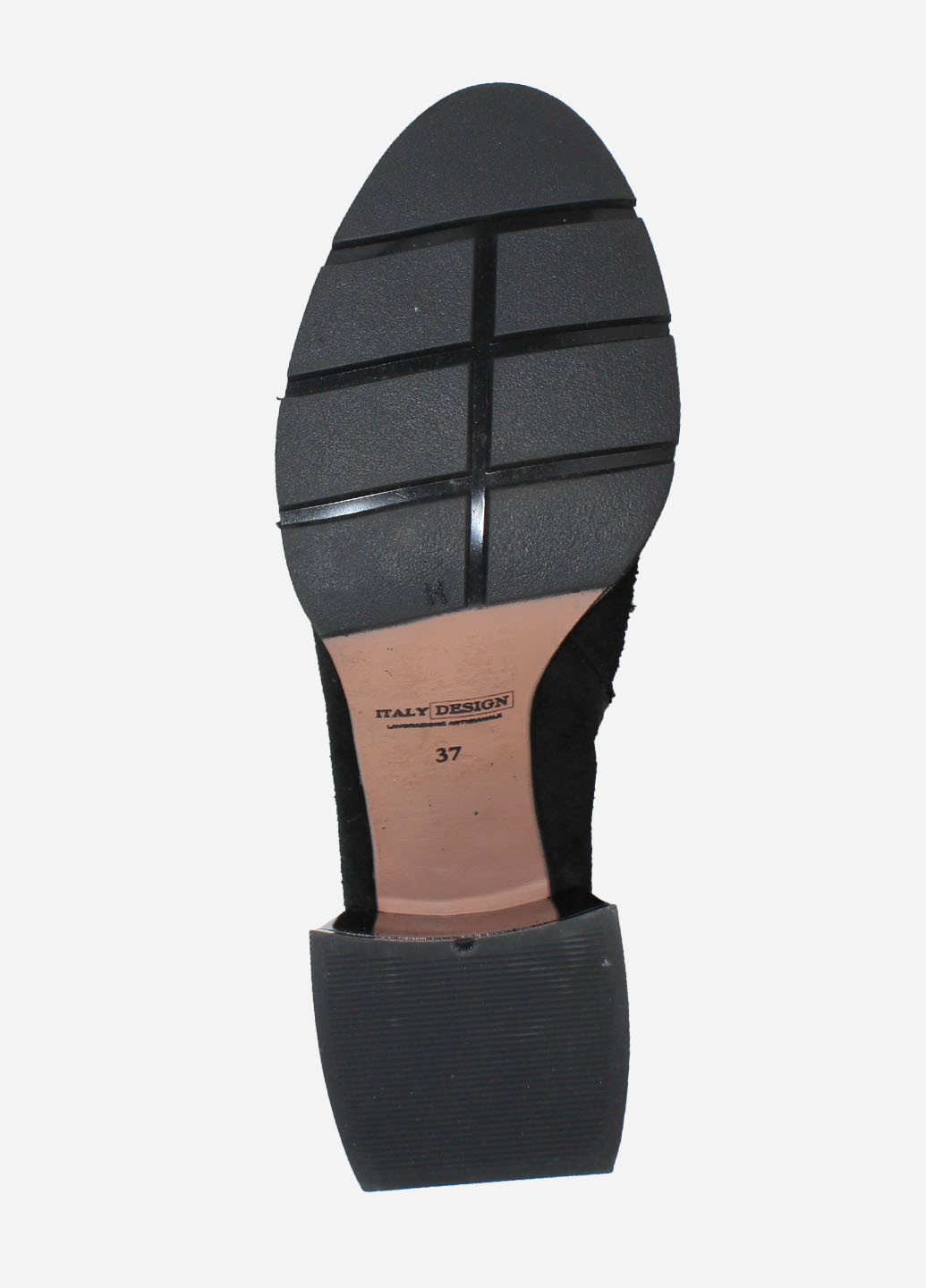 Осенние ботинки re1368-6055-11 черный El passo из натуральной замши