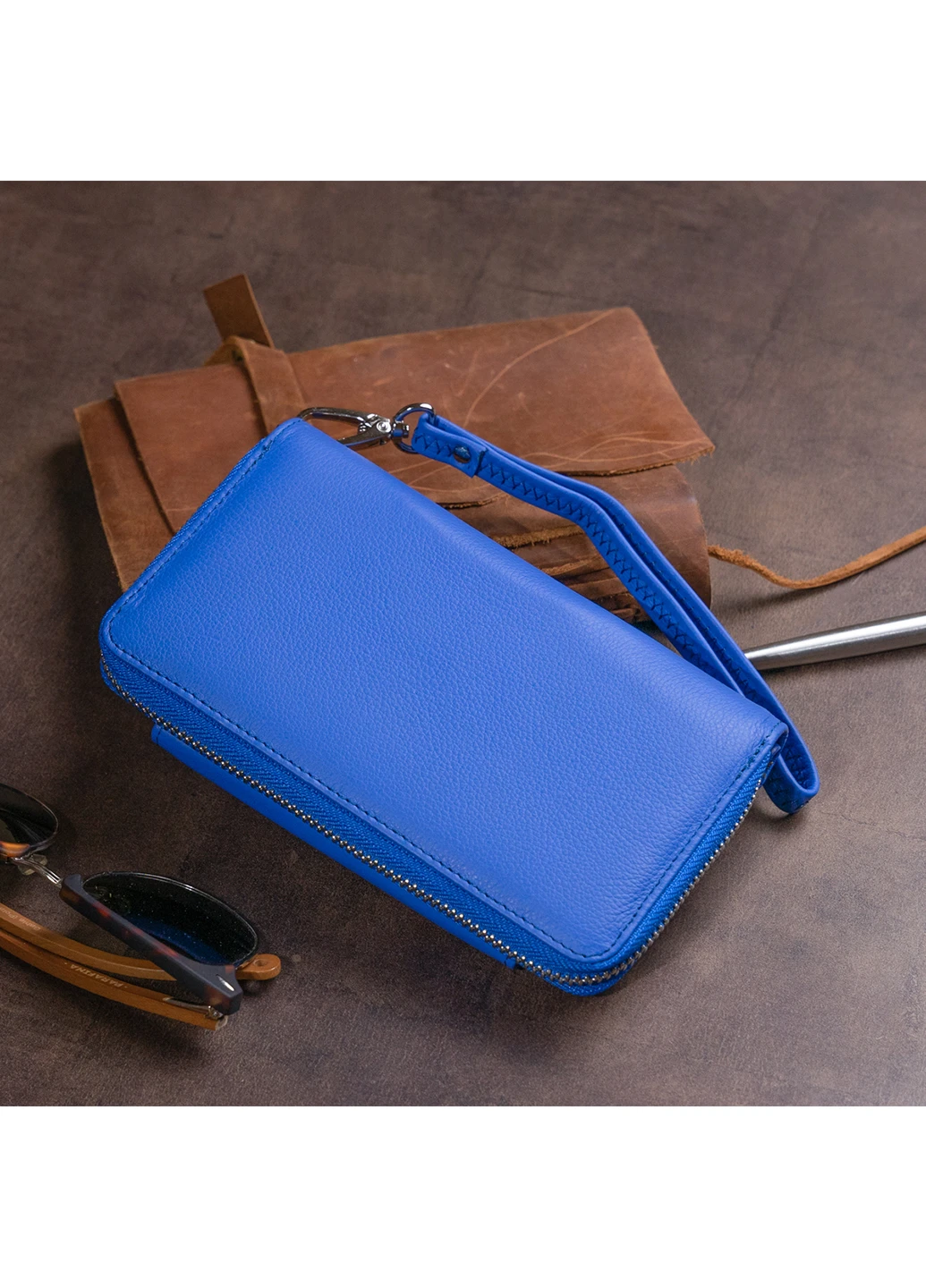Жіночий шкіряний гаманець 19х9,5х2,5 см st leather (252133108)