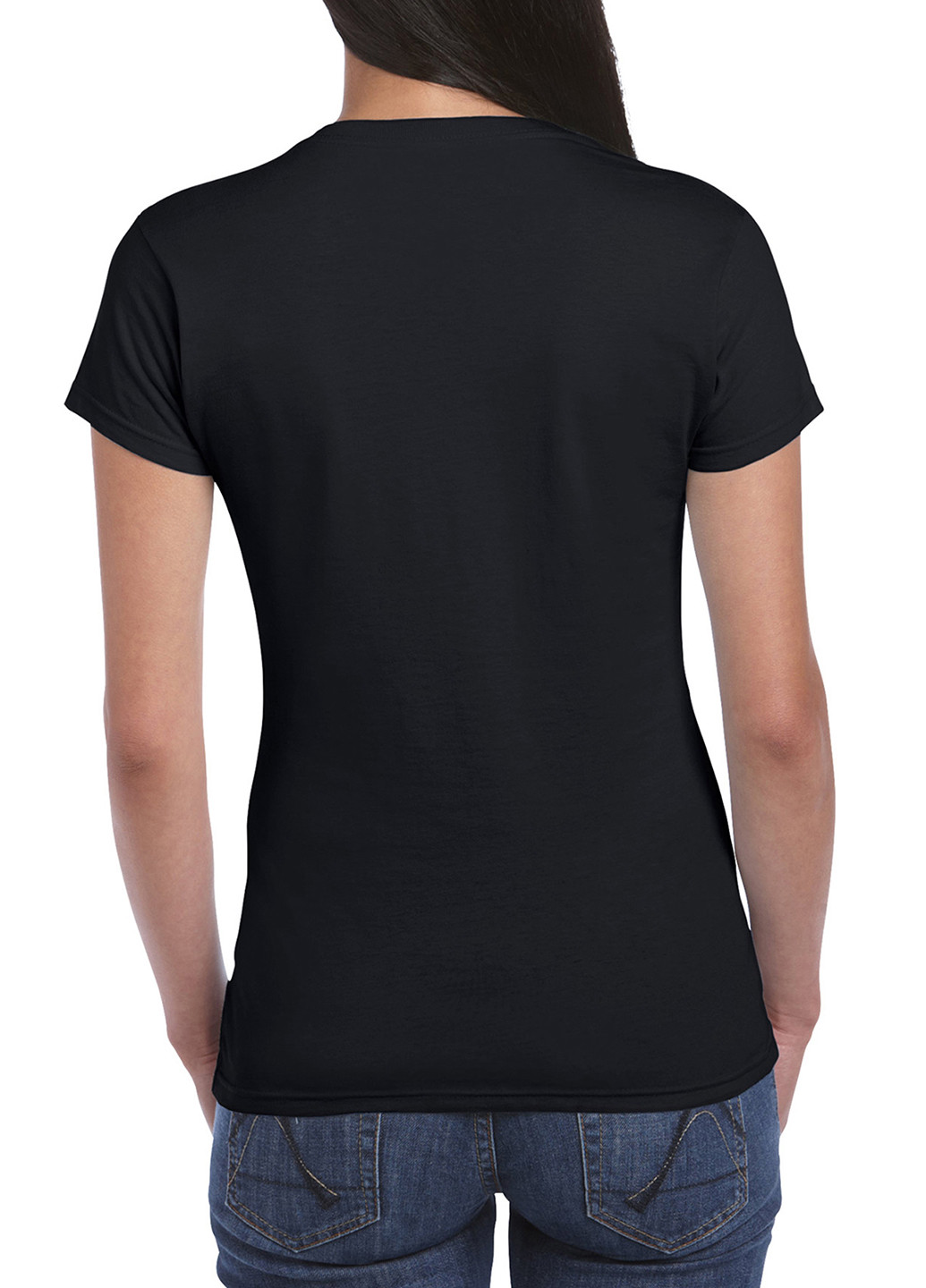 Чорна літня футболка Gildan