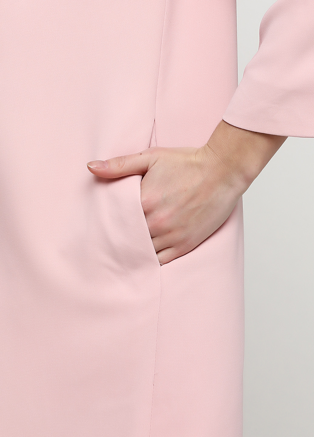 Жакет Saxx блейзер однотонний світло-рожевий кежуал поліестер