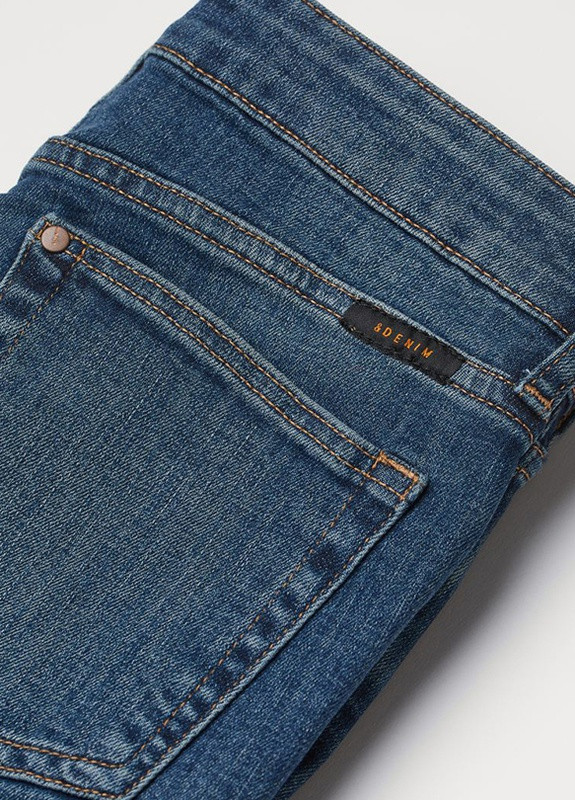 Синие демисезонные скинни штаны джинсы скинни для мальчика H&M