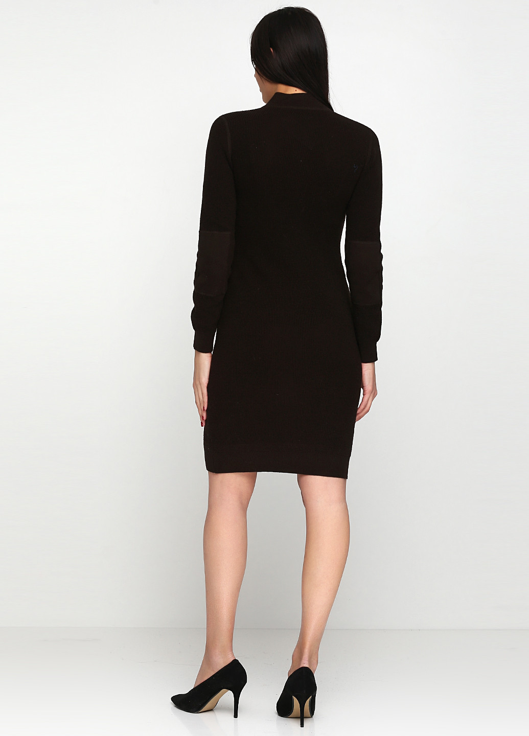 Темно-коричнева кежуал сукня Ralph Lauren однотонна