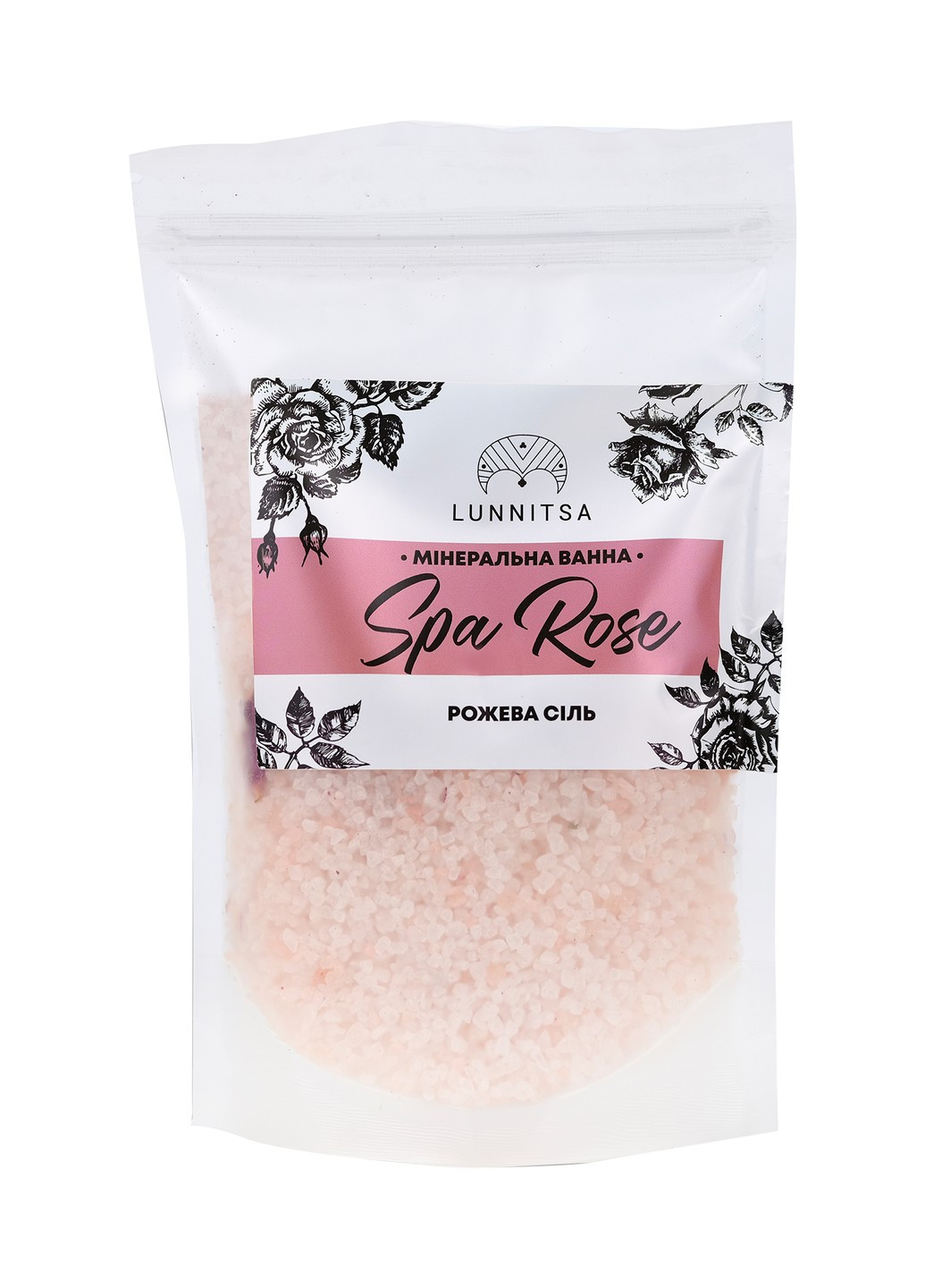 Соль для ванны SPA Роза 300 г Lunnitsa (253529097)