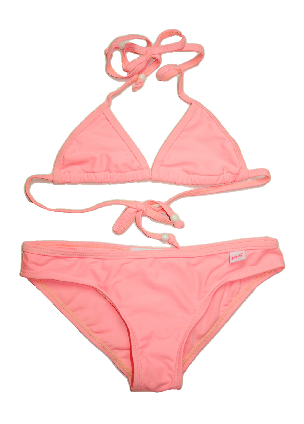 Светло-розовый летний купальник (лиф, трусы) бикини Parah