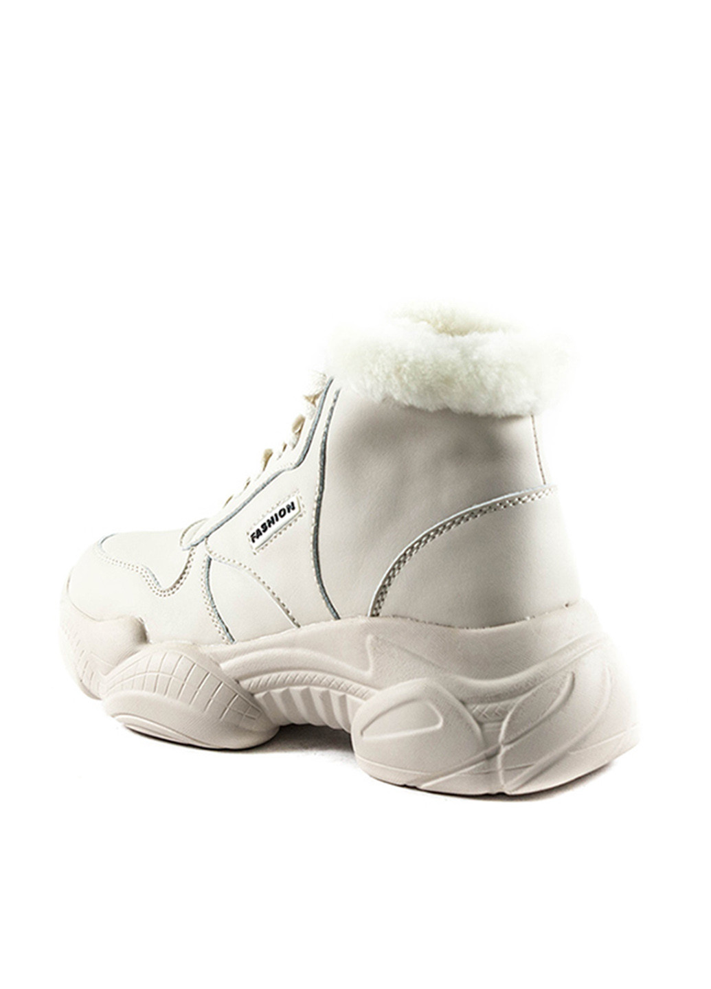 Бежевые зимние кроссовки Loris Bottega