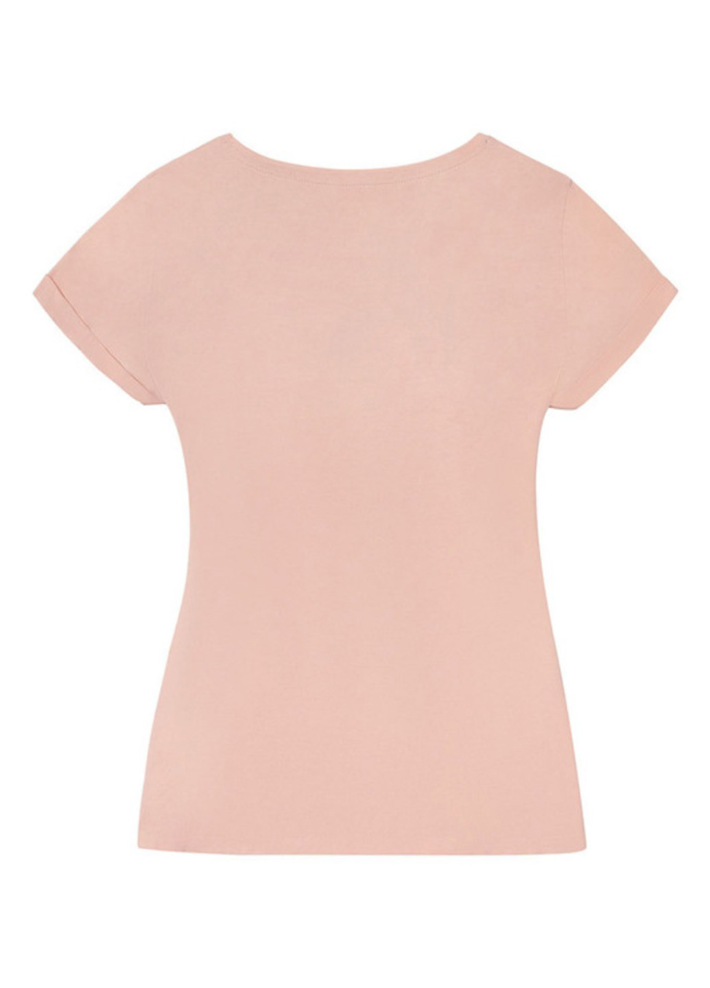 Светло-розовая летняя футболка с коротким рукавом Esmara