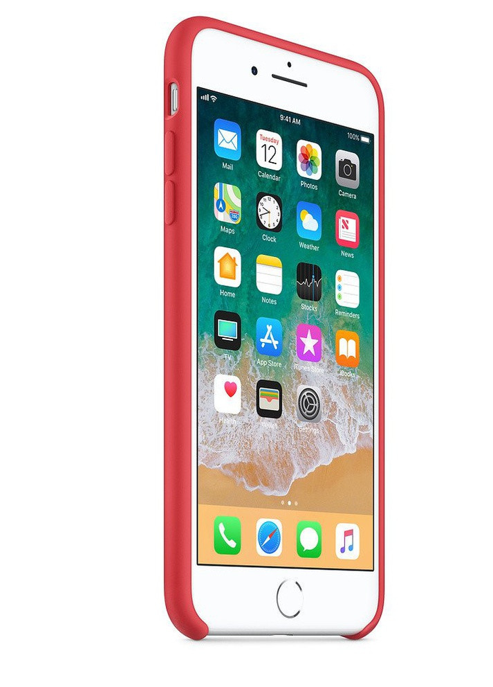 Чехол Silicone Case iPhone 8/7 Plus red raspberry ARM (219295264)