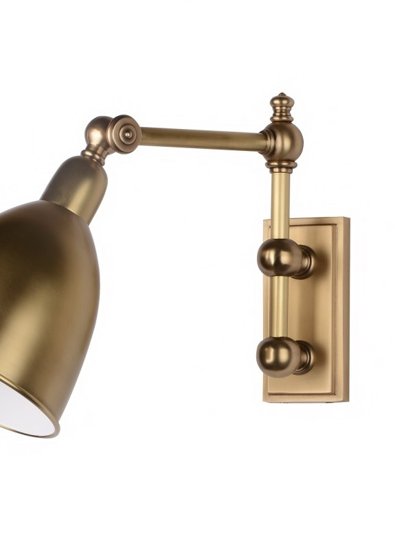 Бра настенное накладное в спальню для чтения лофт BL-188W/1 E27 Brille (253894175)