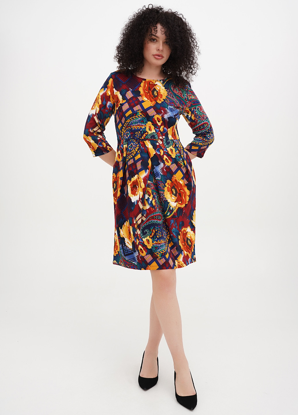 Синя кежуал сукня Imperial з квітковим принтом