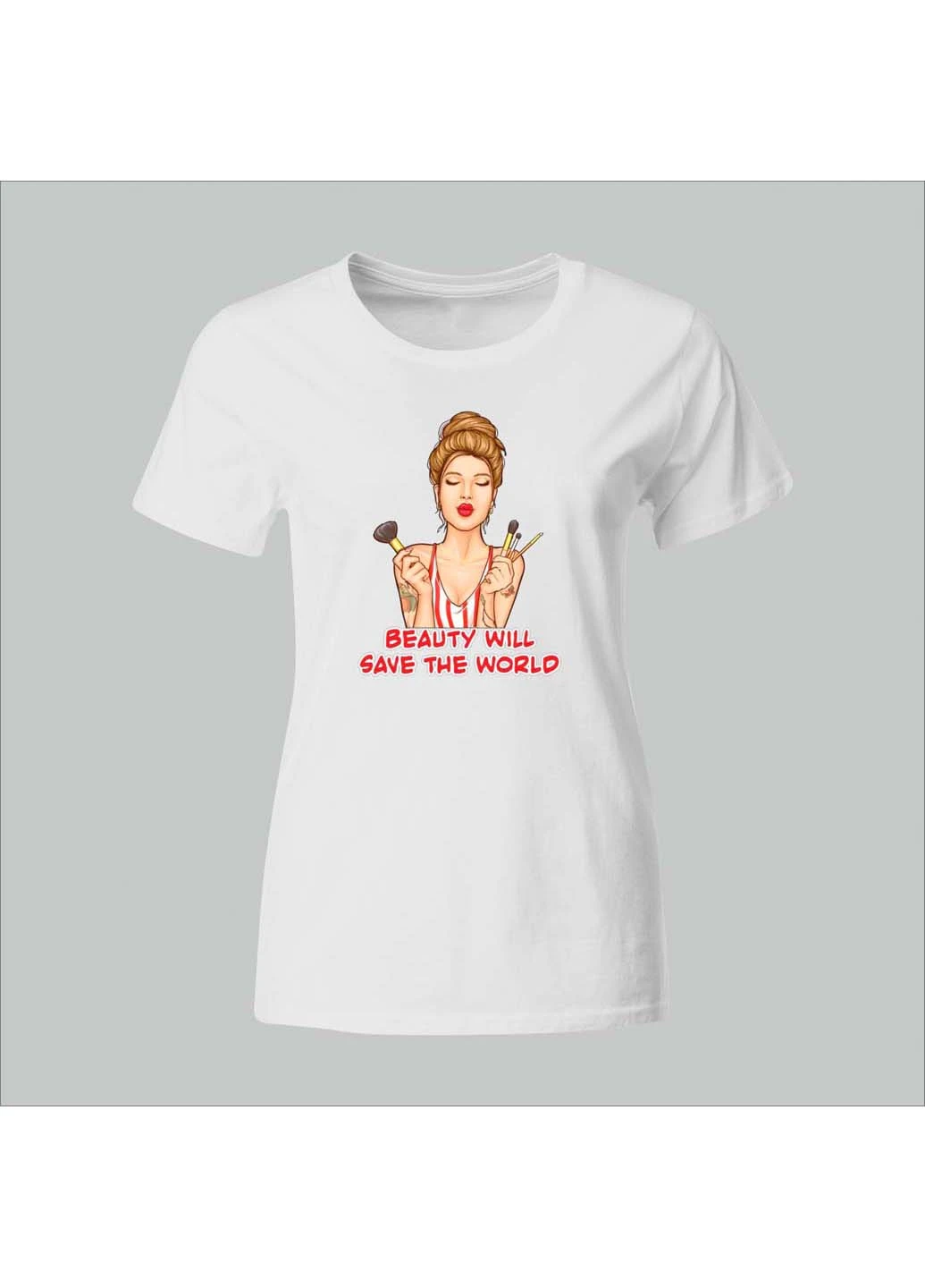 Футболка Vivay Beauty will save the World - (252239165)