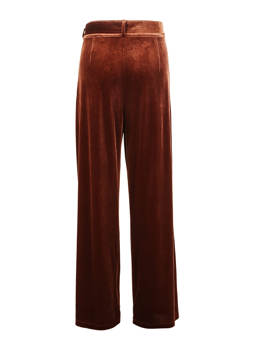 Темно-коричневые кэжуал демисезонные палаццо брюки Only