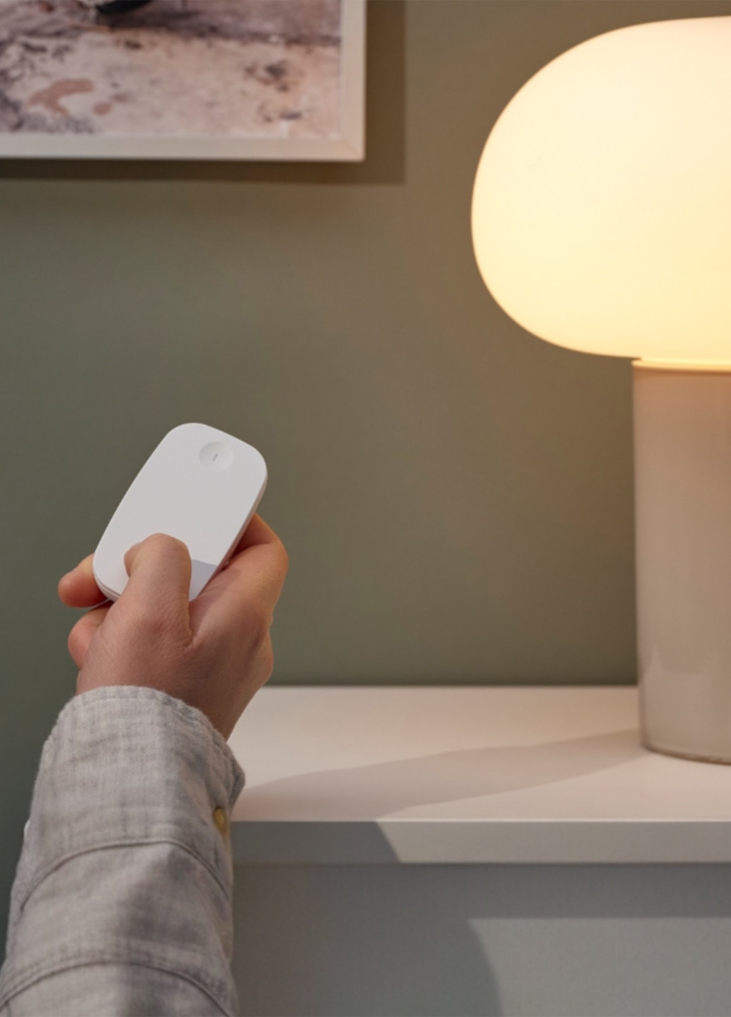 Лампа світлодіодна на керуванні, 9х8х13 см IKEA (265795934)