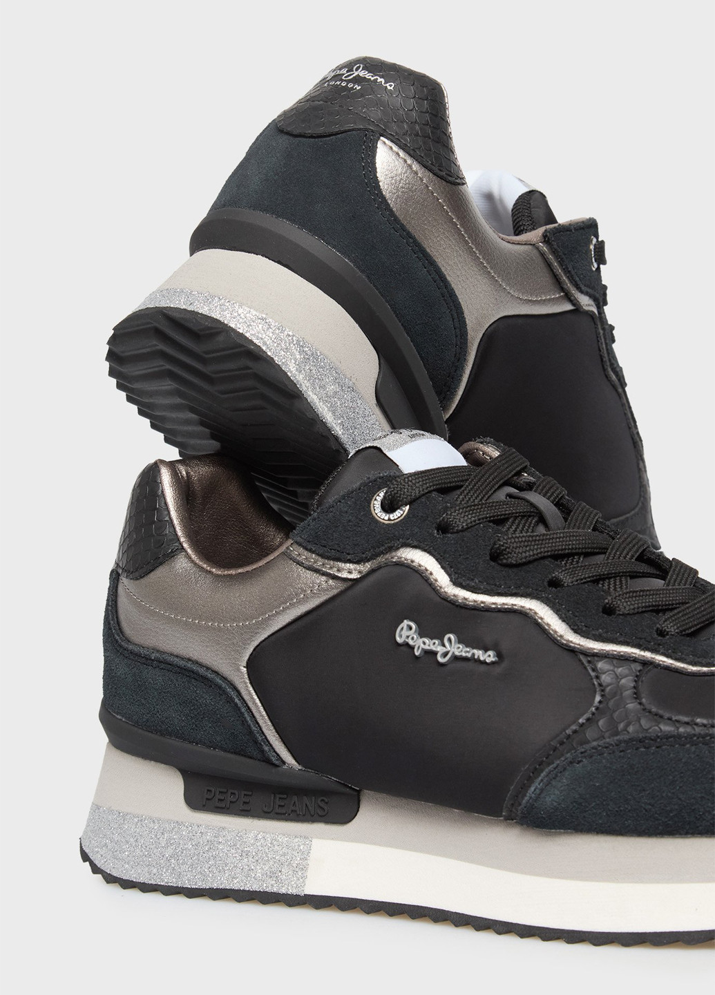 Кроссовки Pepe Jeans чёрные демисезоны (366292619)