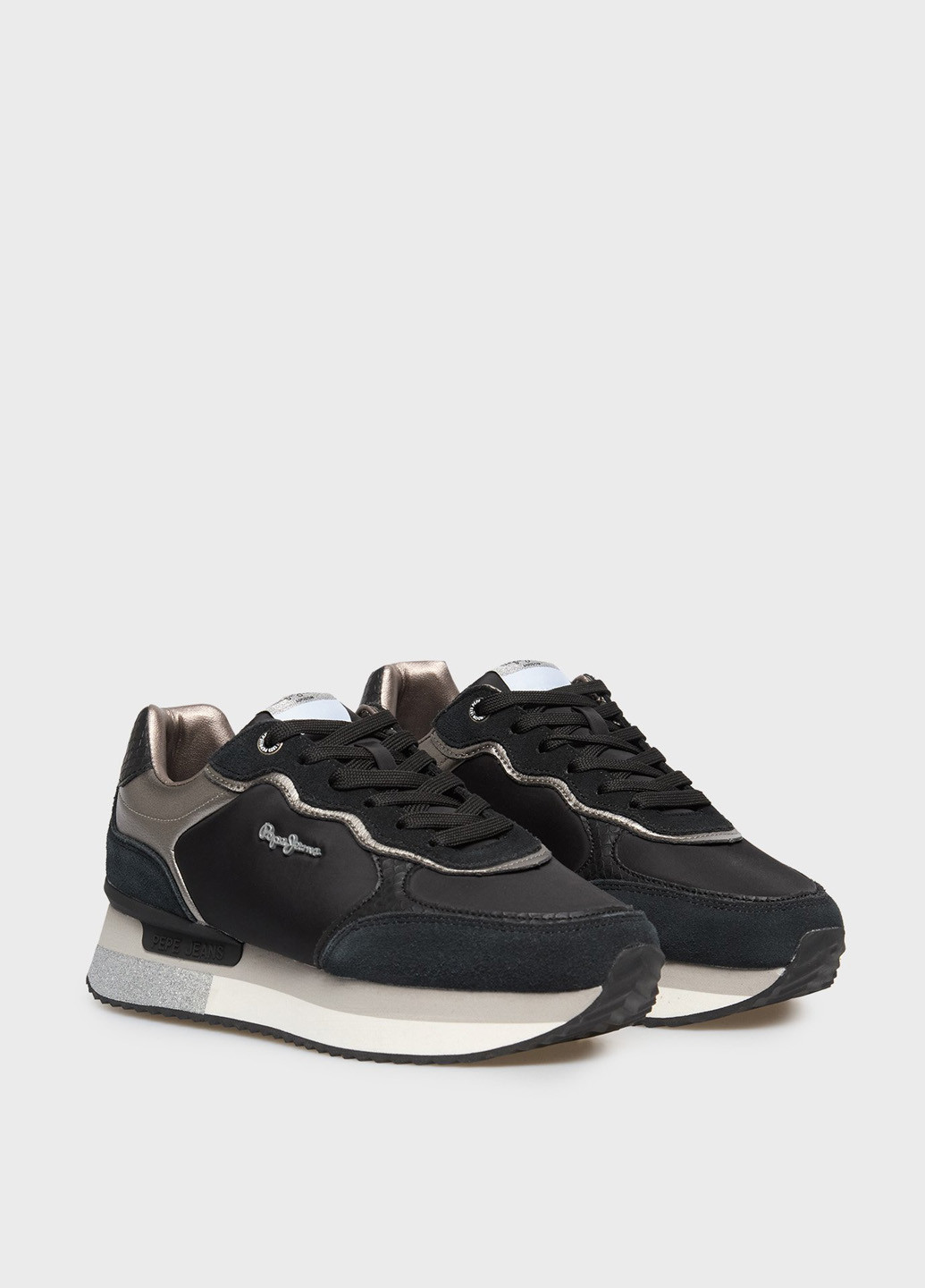 Кроссовки Pepe Jeans чёрные демисезоны (366292619)
