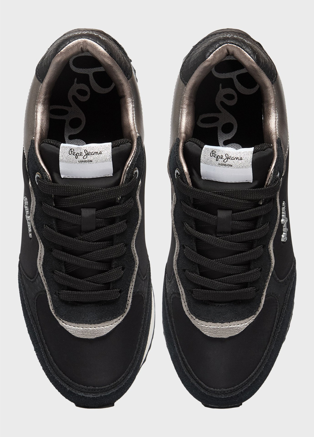 Кроссовки Pepe Jeans чёрные демисезоны (366292619)