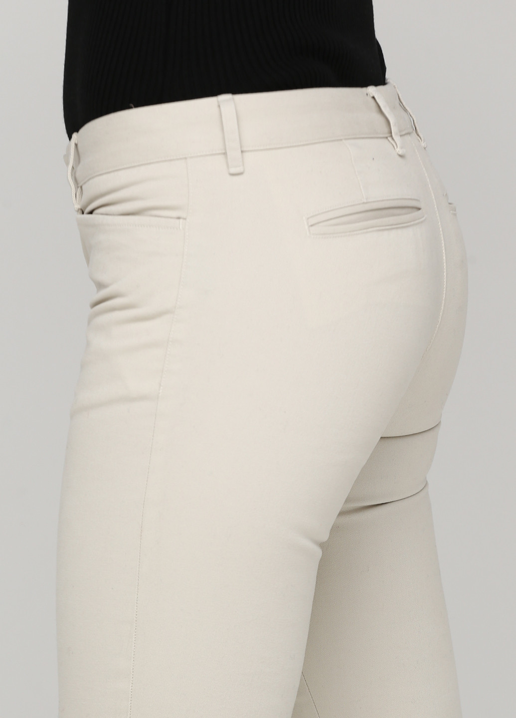 Светло-бежевые кэжуал демисезонные зауженные брюки Ralph Lauren