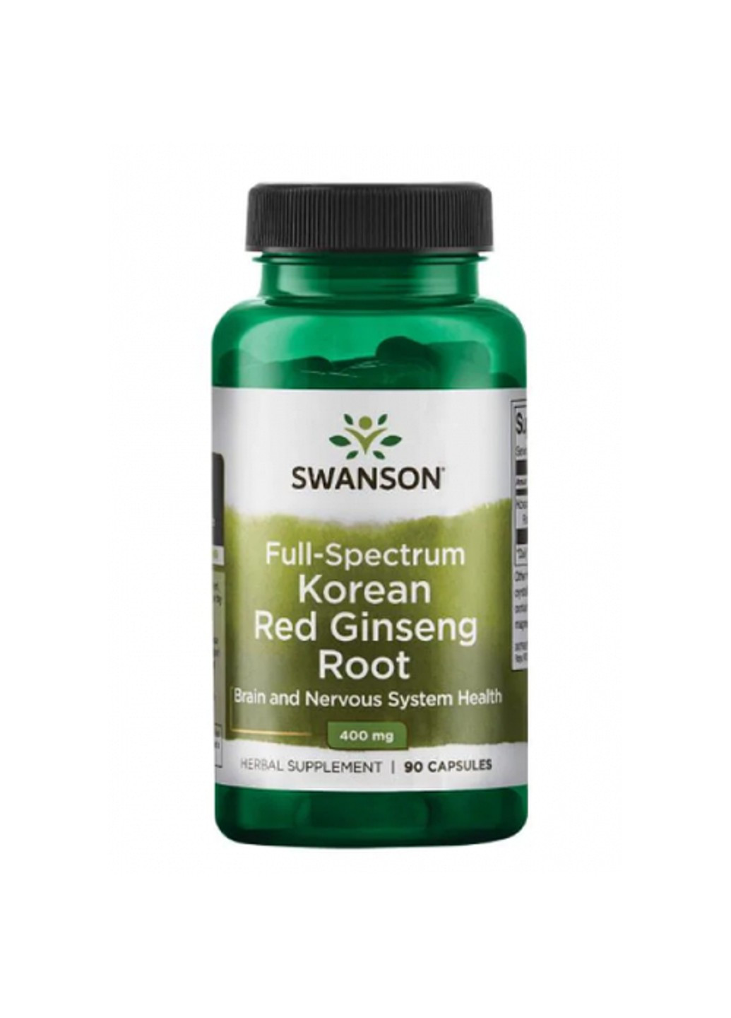 Женьшень Korean Red Ginseng Root 400 mg 90 капсул Swanson (255409259)