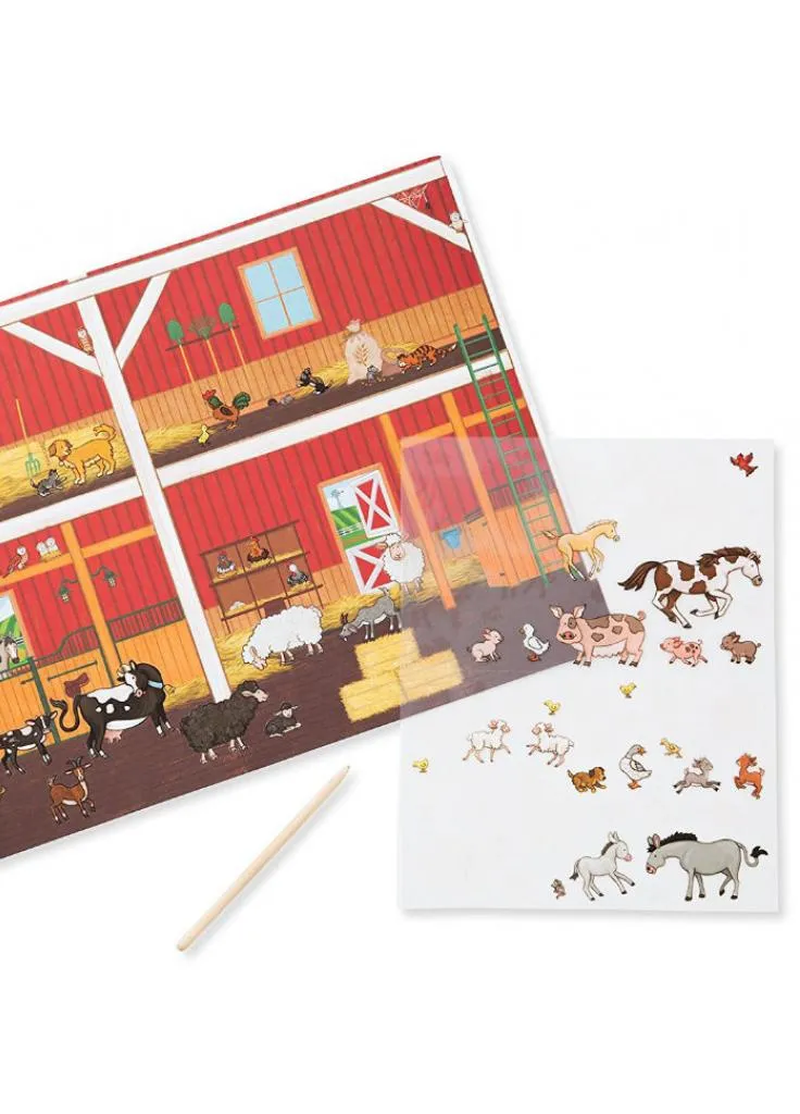 Набір для творчості Melissa & Doug Перевідні наклейки Ферма (MD9531) Melissa&Doug (202365426)