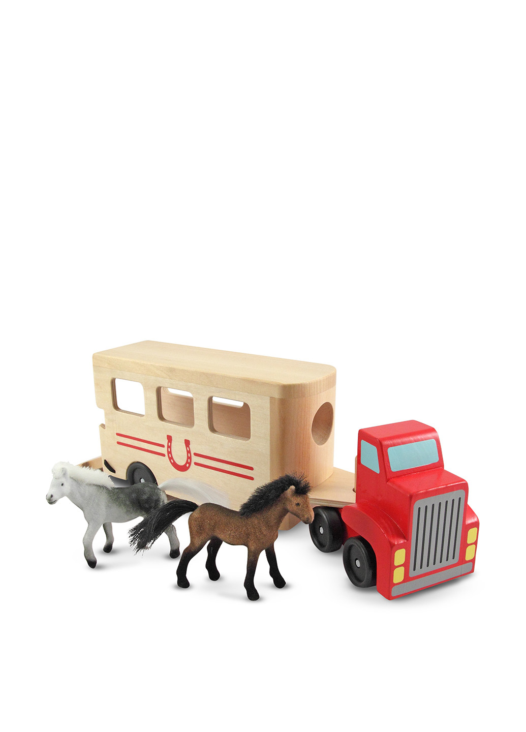 Автомодель Прицеп для лошадей, 13,5х35,5х8,5 см Melissa & Doug (251711192)