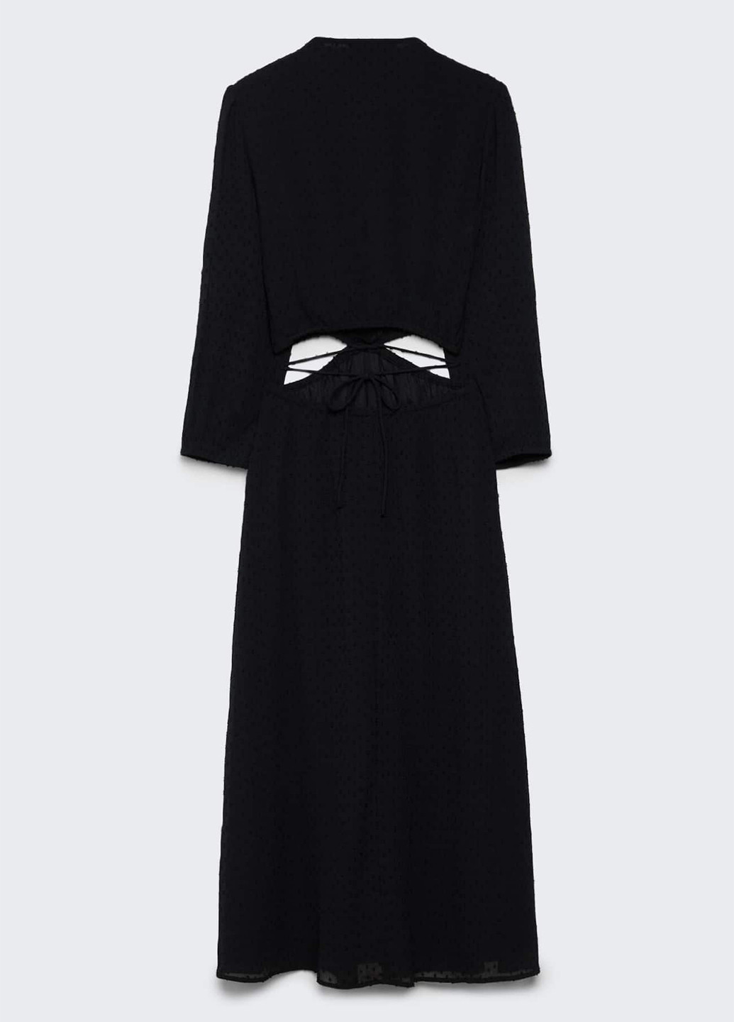 Черное кэжуал платье Stradivarius однотонное