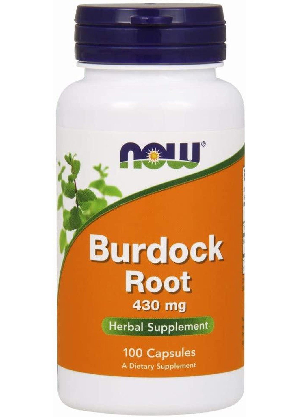Корень лопуха 430мг, NOW, Burdock Root, 100 капсул Now Foods (255409520)