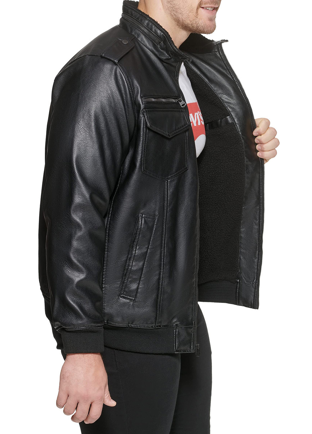 Чорна демісезонна куртка Levi's