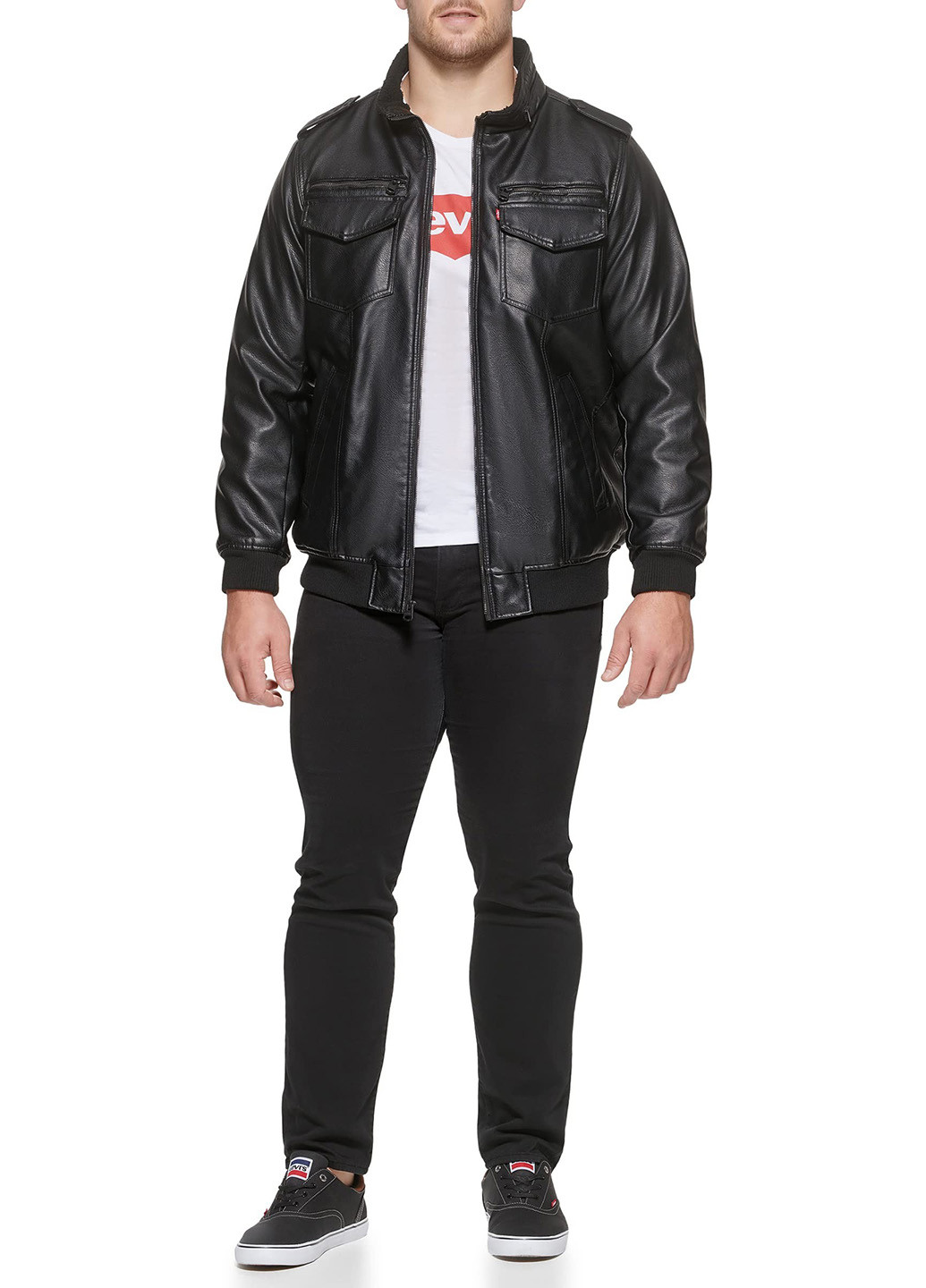 Чорна демісезонна куртка Levi's