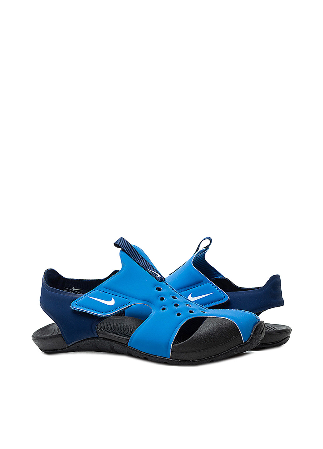 Синие кэжуал сандалии Nike на липучке