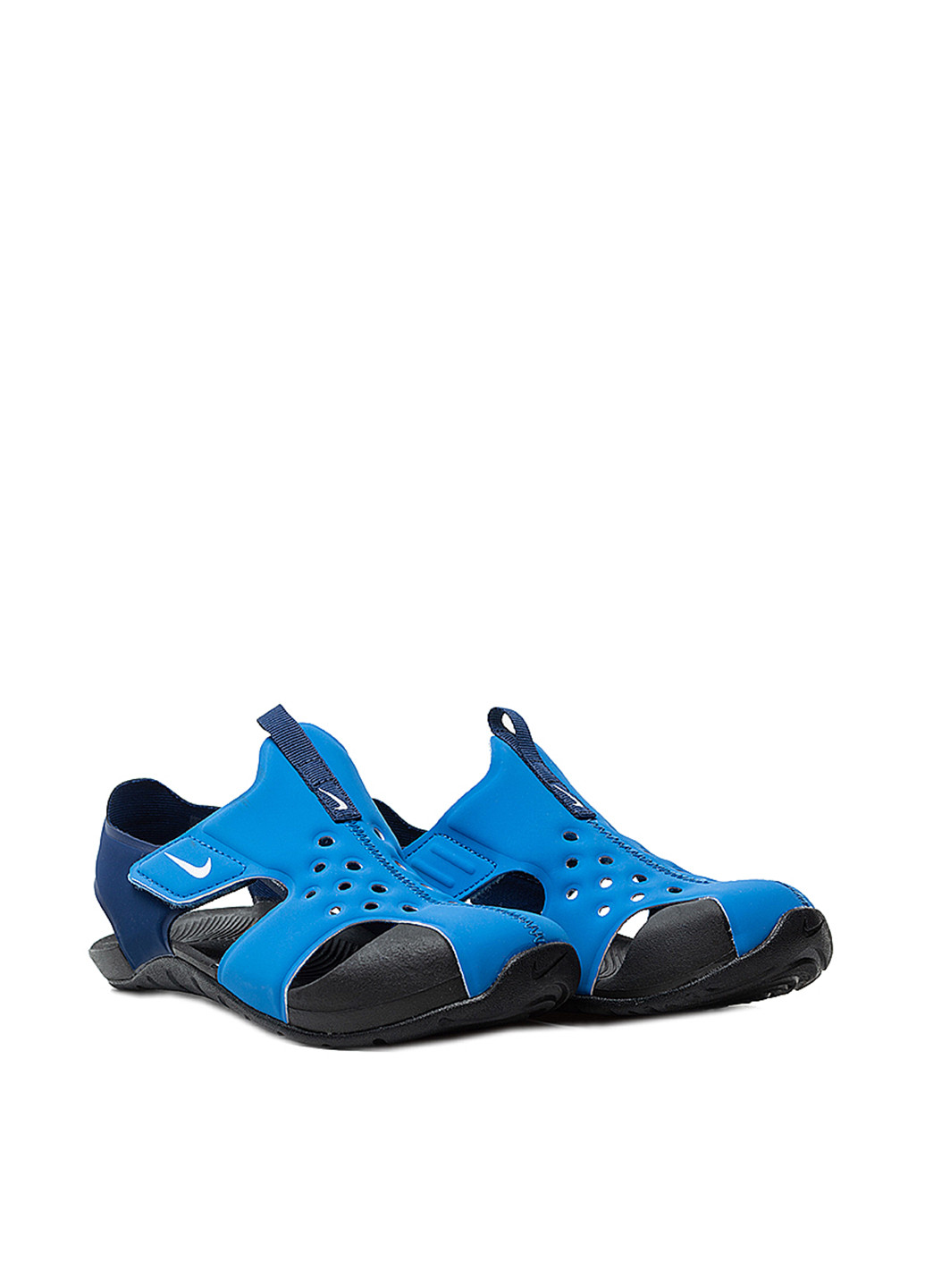 Синие кэжуал сандалии Nike на липучке
