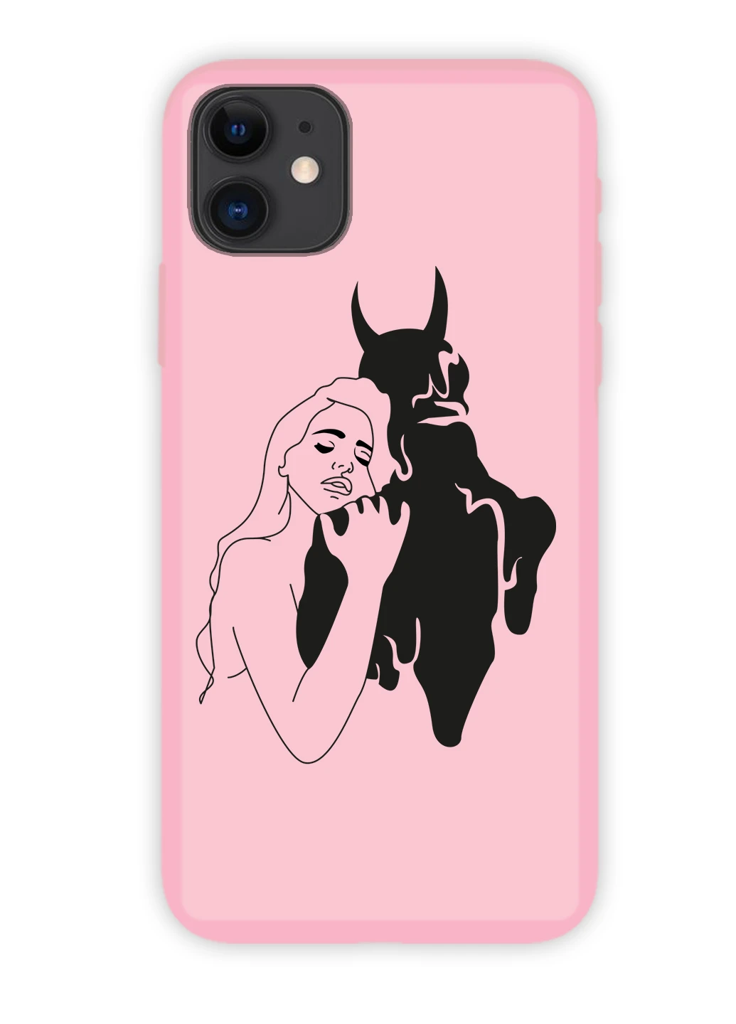 Чохол силіконовий Apple Iphone 8 plus Контурний мінімалізм (Contour minimalism) (6154-1358) MobiPrint (219778267)