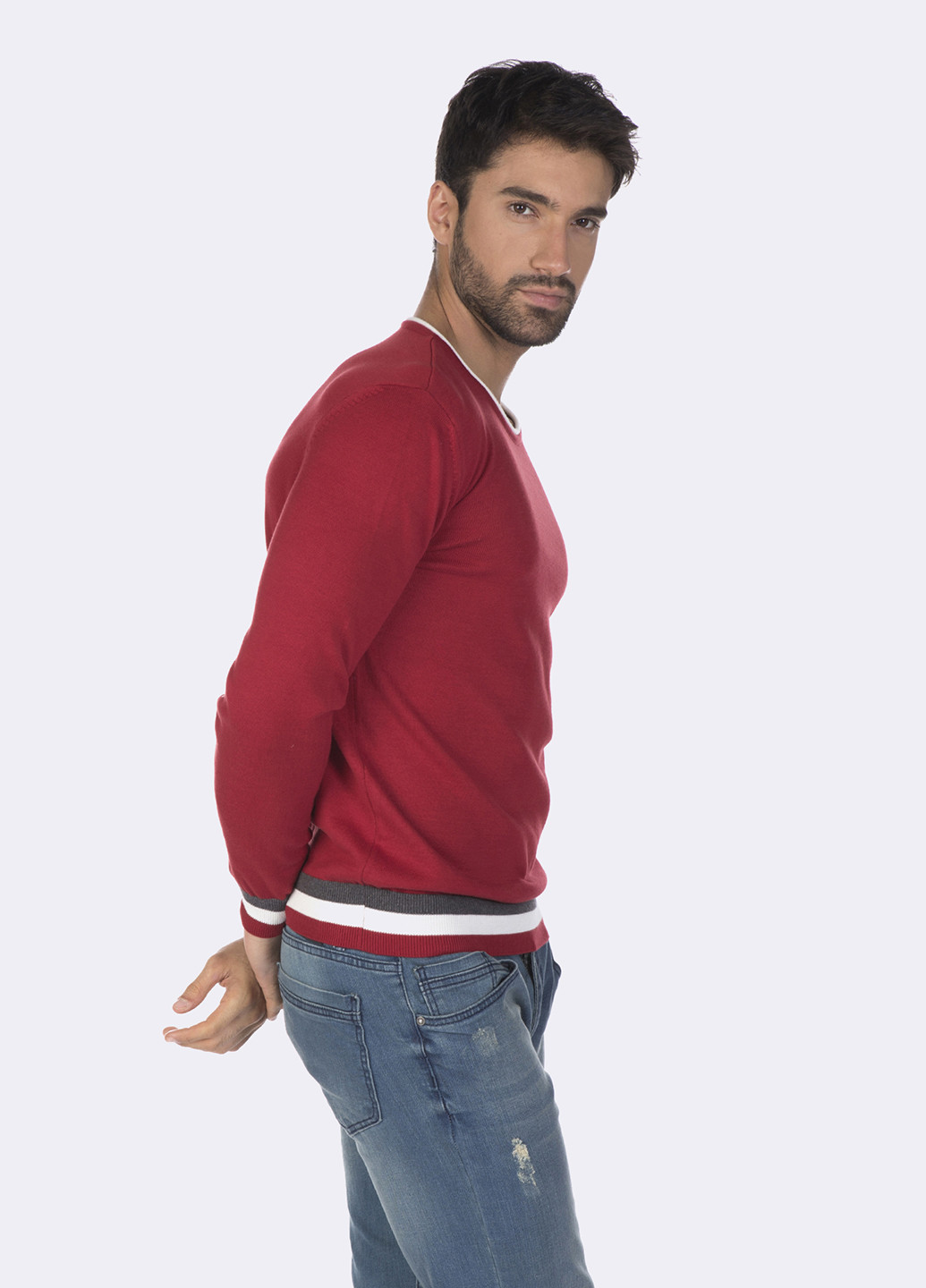 Червоний демісезонний пуловер пуловер Felix Hardy