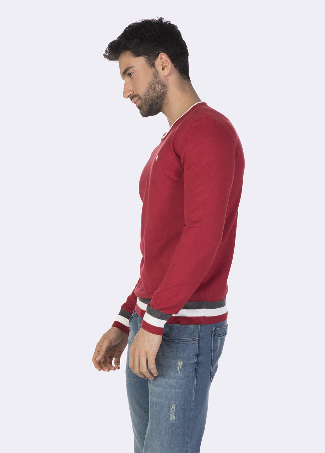 Красный демисезонный пуловер пуловер Felix Hardy