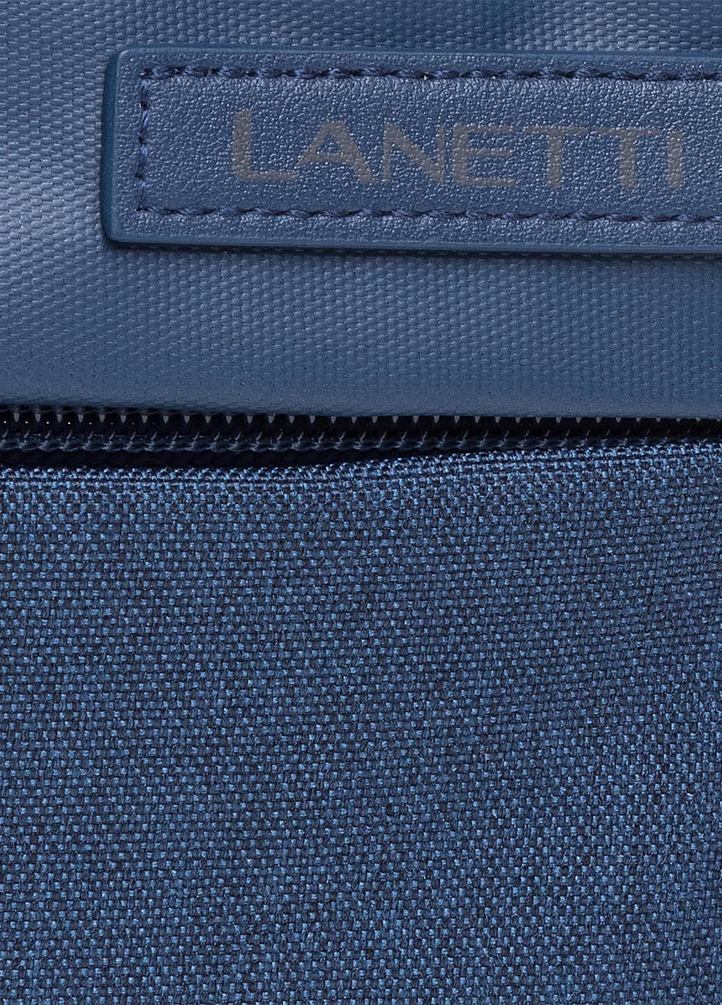 Косметичка Lanetti BMK-S-016-90-05 однотонная тёмно-синяя