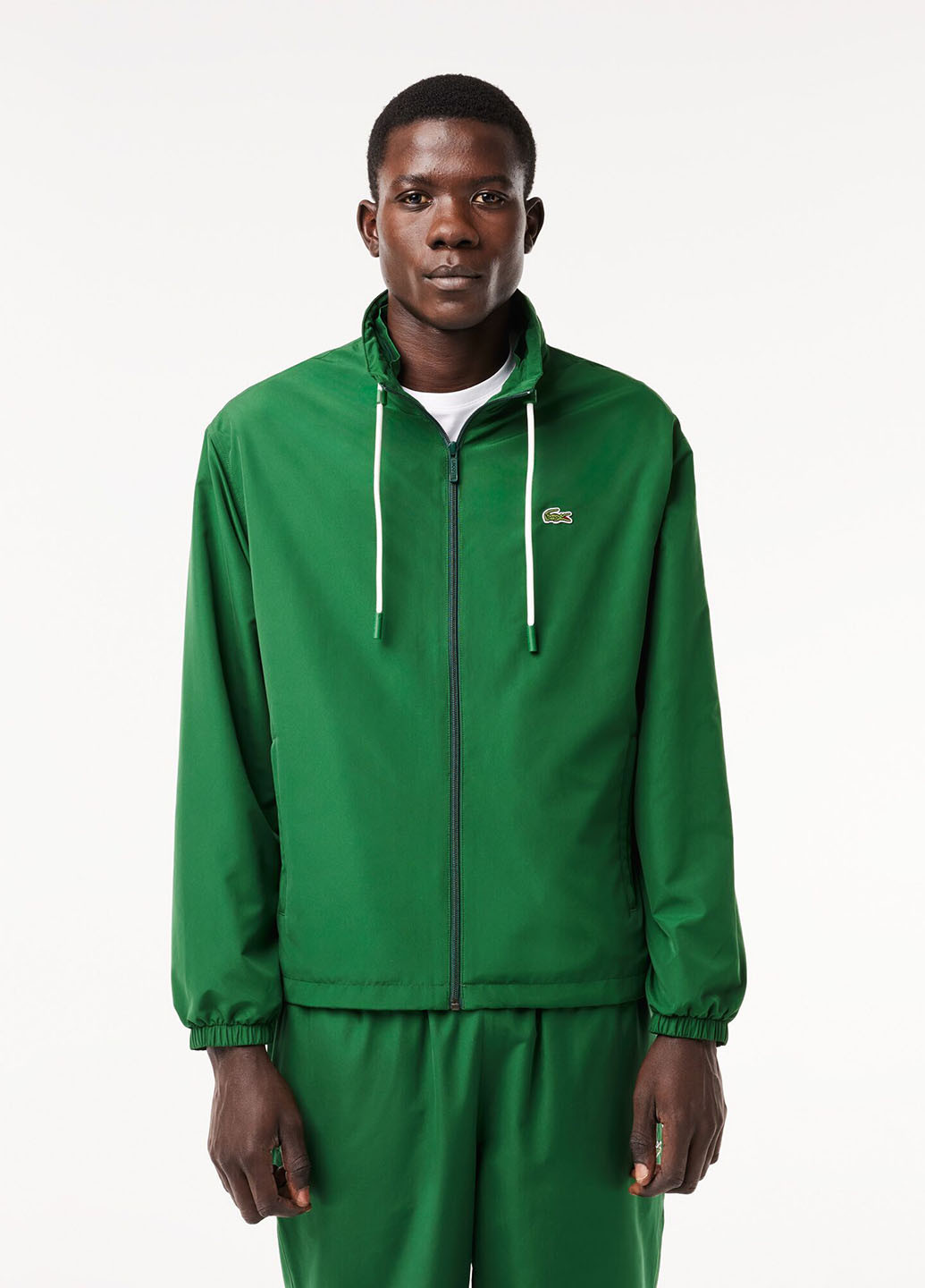 Зелена демісезонна вітровка Lacoste