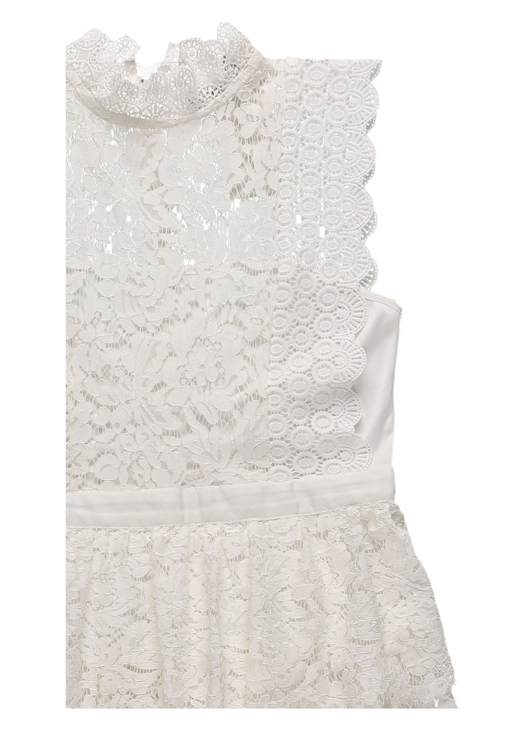 Белое кэжуал платье Sistaglam однотонное