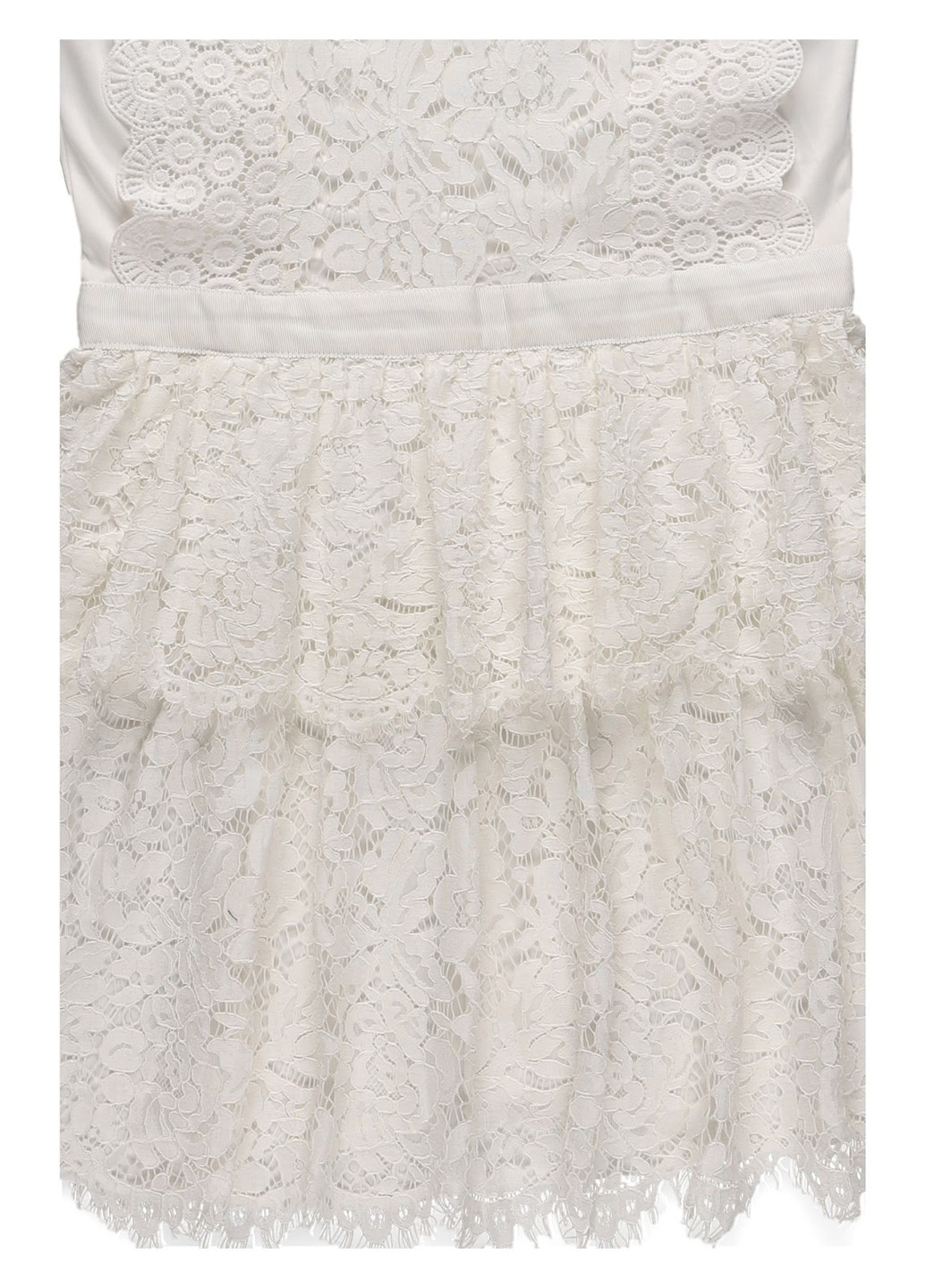 Белое кэжуал платье Sistaglam однотонное