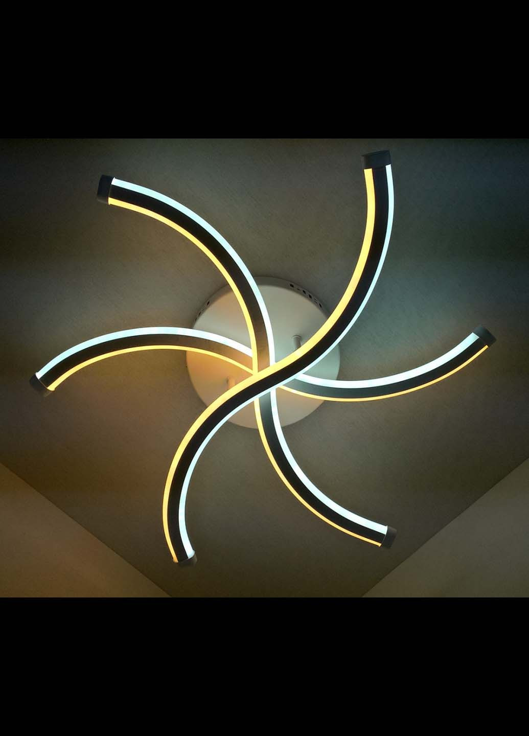 Світлодіодна потолочаня LED люстра 2008/3 Білий 12х58х58 см. Handmade (234539804)