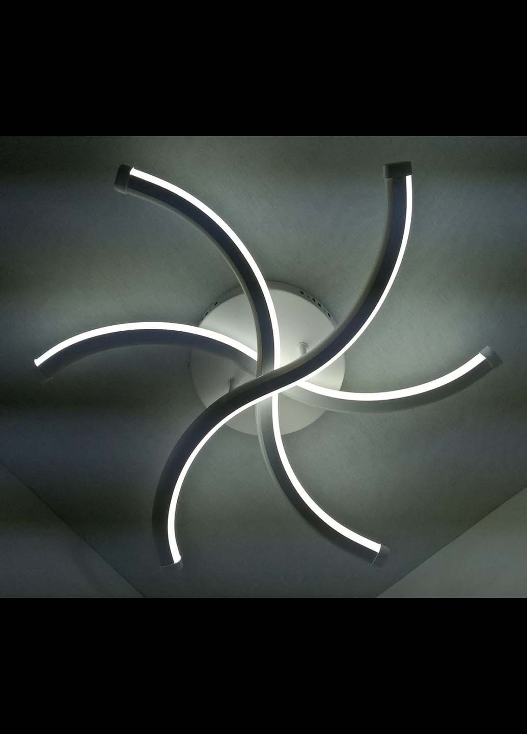 Світлодіодна потолочаня LED люстра 2008/3 Білий 12х58х58 см. Handmade (234539804)