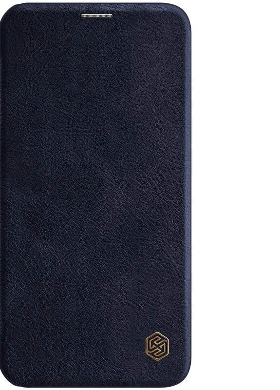Шкіряний чохол (книжка) Qin Series для Apple iPhone 12 Pro Max (6.7 ') Синій (is_00000038439_5) Nillkin (229727525)