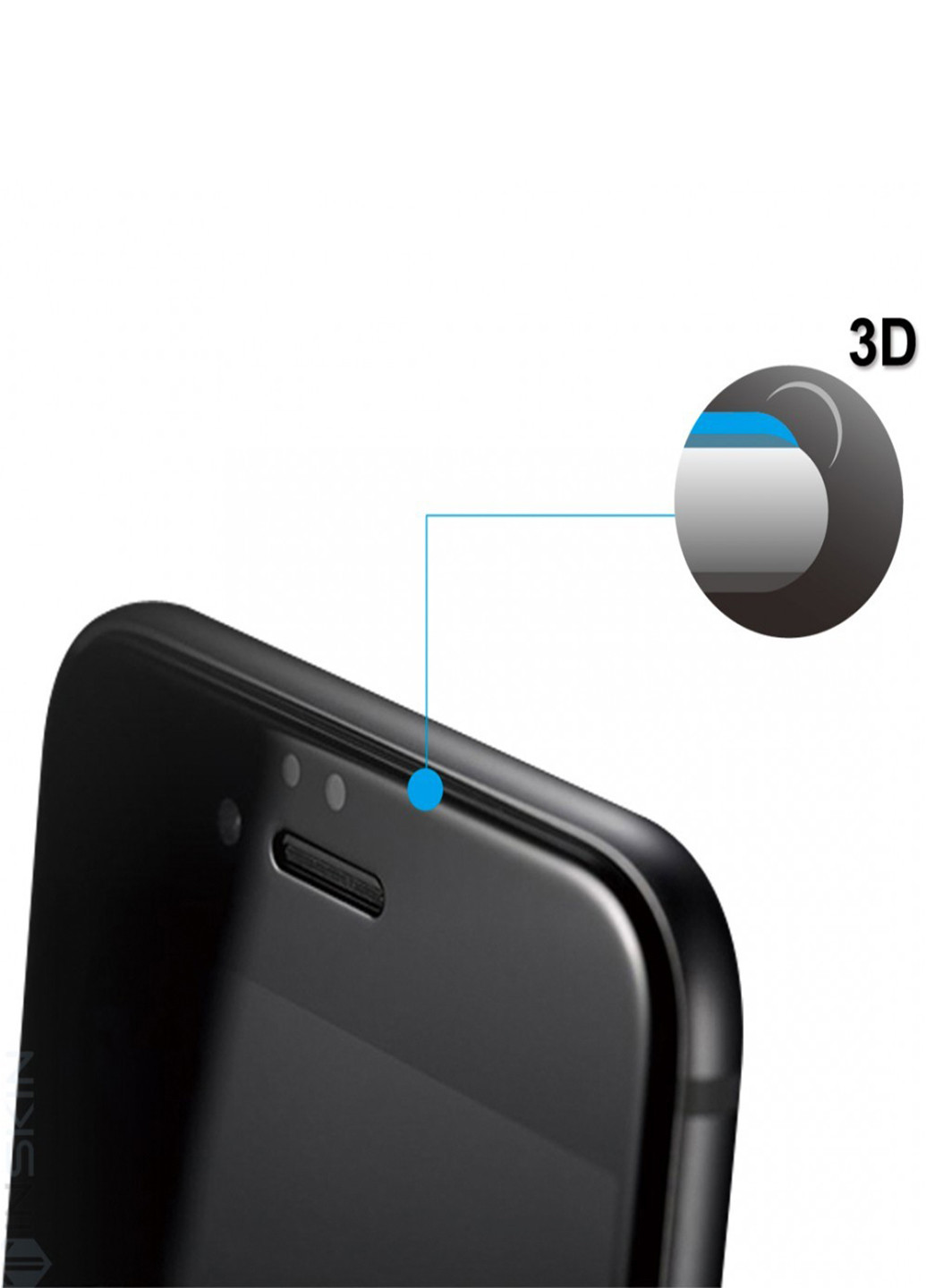 Защитное 4D стекло для iPhone CAA (81388495)