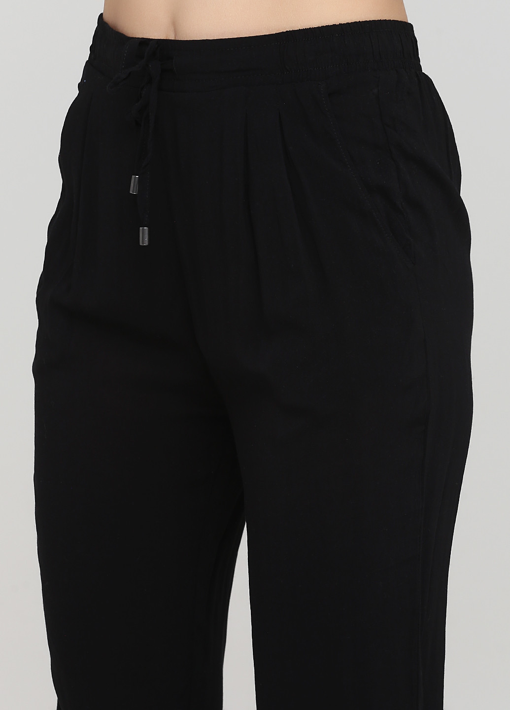 Черные кэжуал летние зауженные брюки Esmara