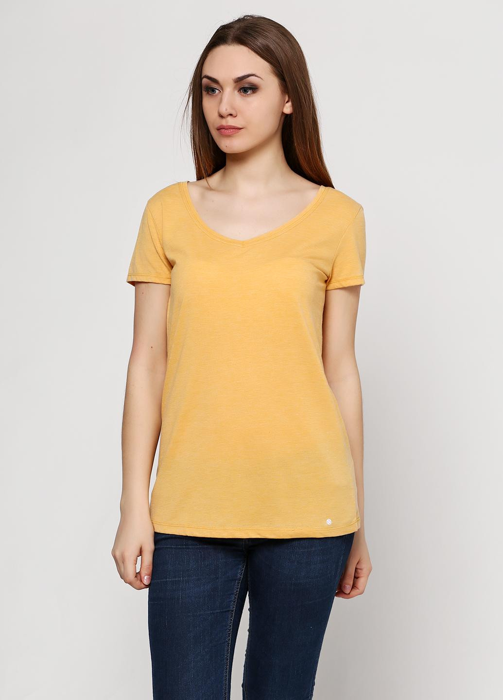 Жовта літня футболка Only