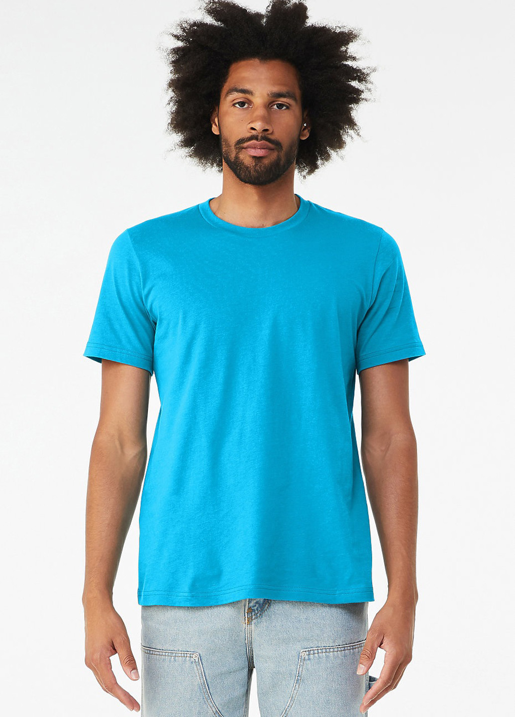 Голубая футболка Canvas