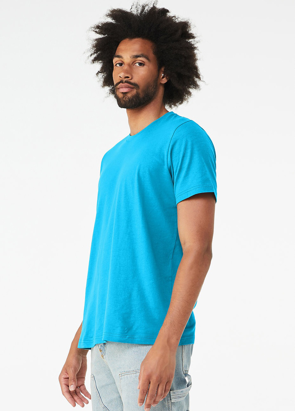 Голубая футболка Canvas