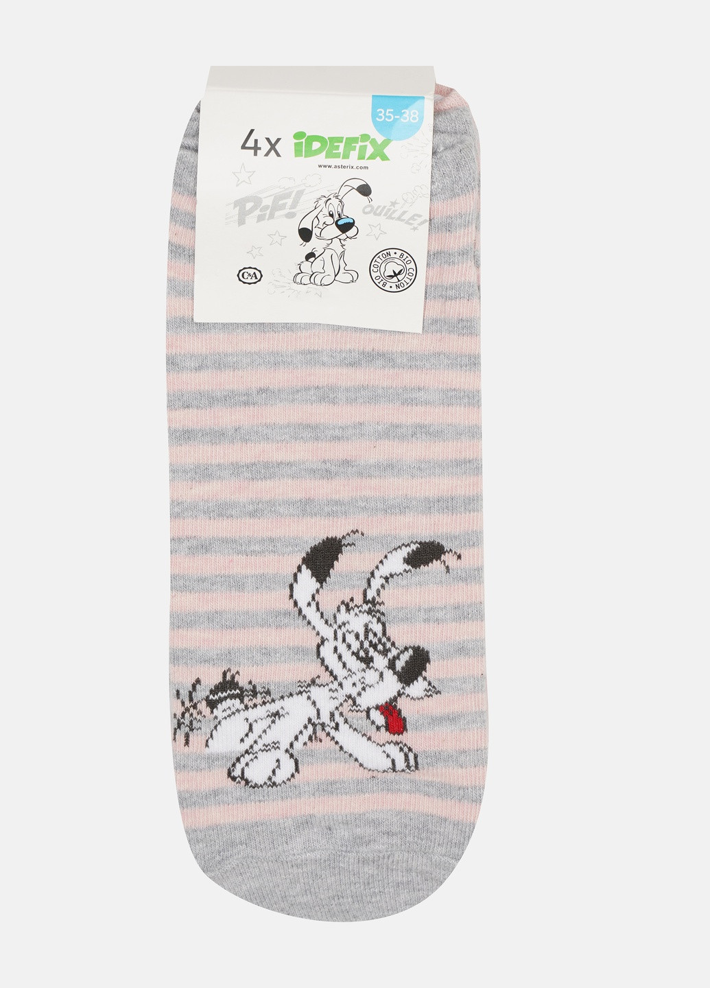 Комбинированные носки (4 шт) C&A анималистичные (249903038)