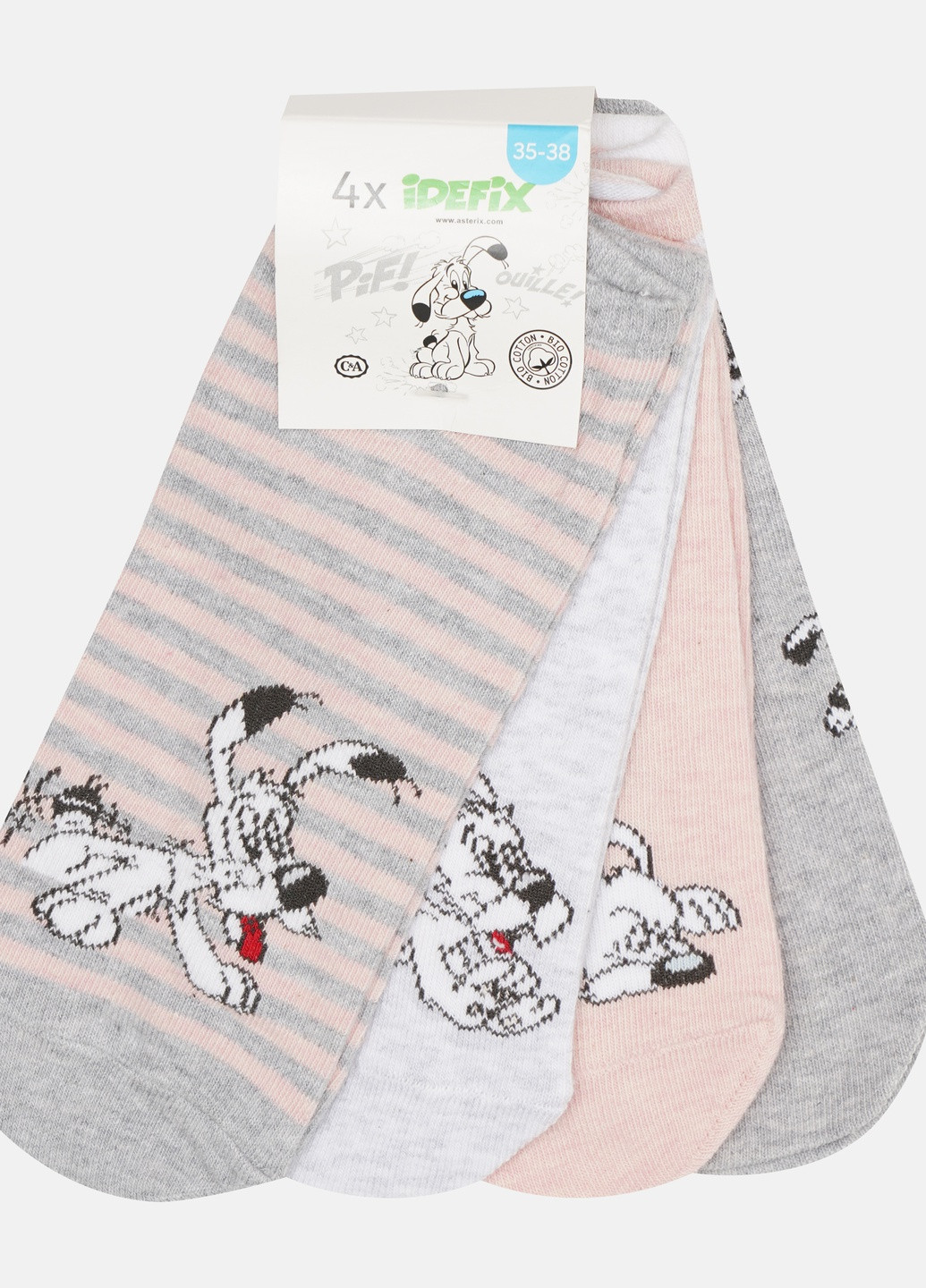 Комбинированные носки (4 шт) C&A анималистичные (249903038)