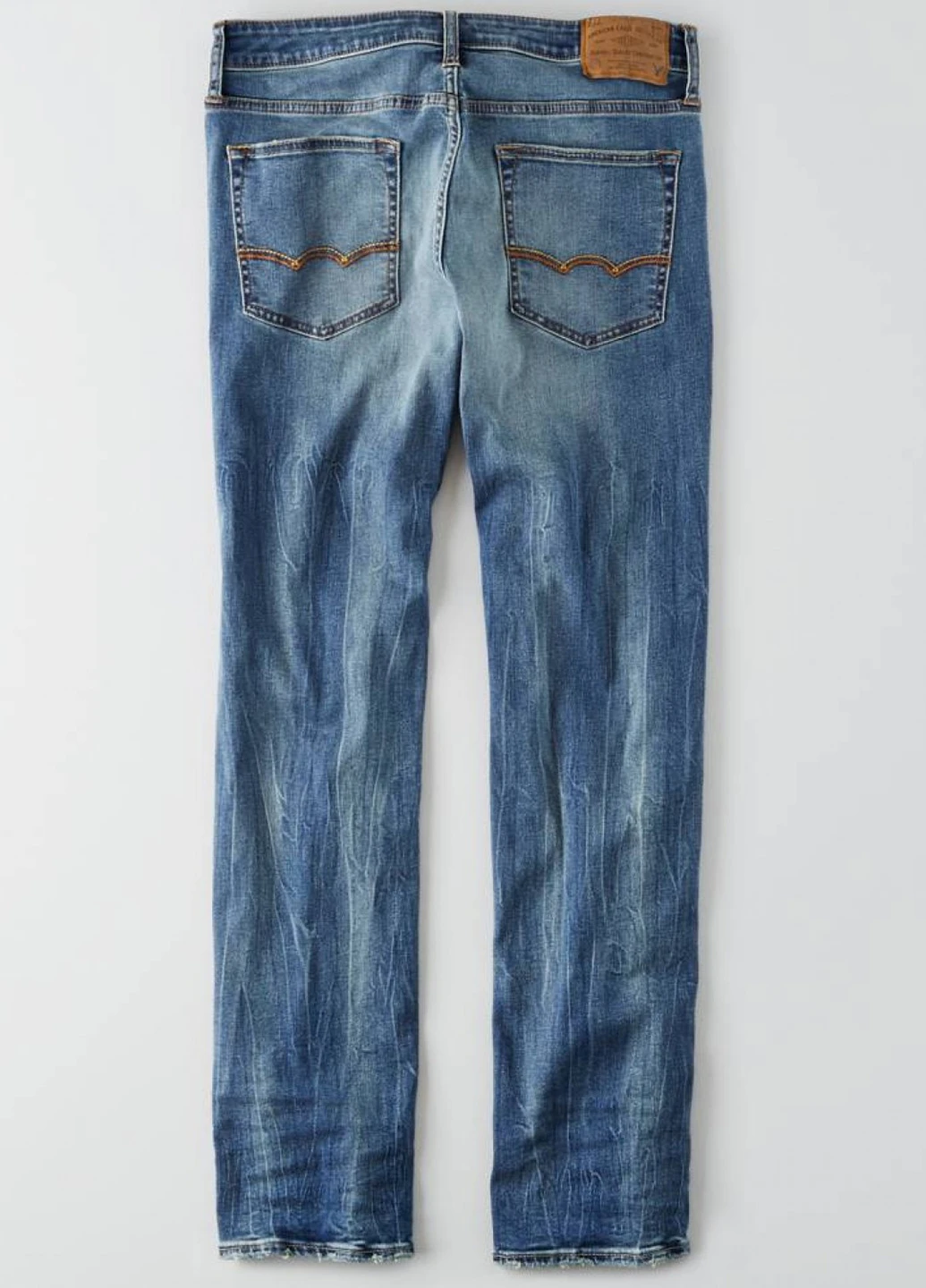Голубые демисезонные джинсы American Eagle