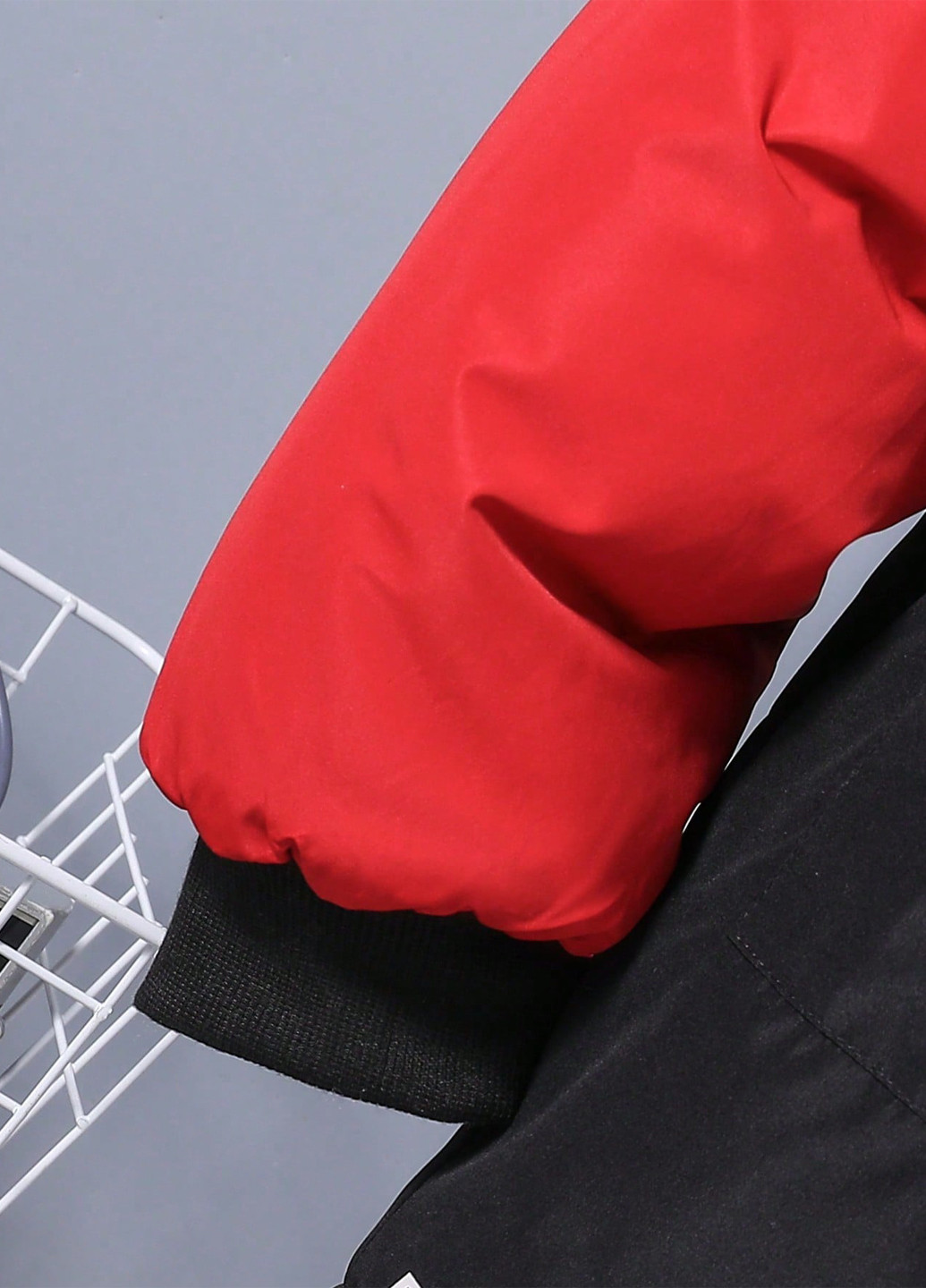 Помаранчево-червона зимня куртка SHEIN